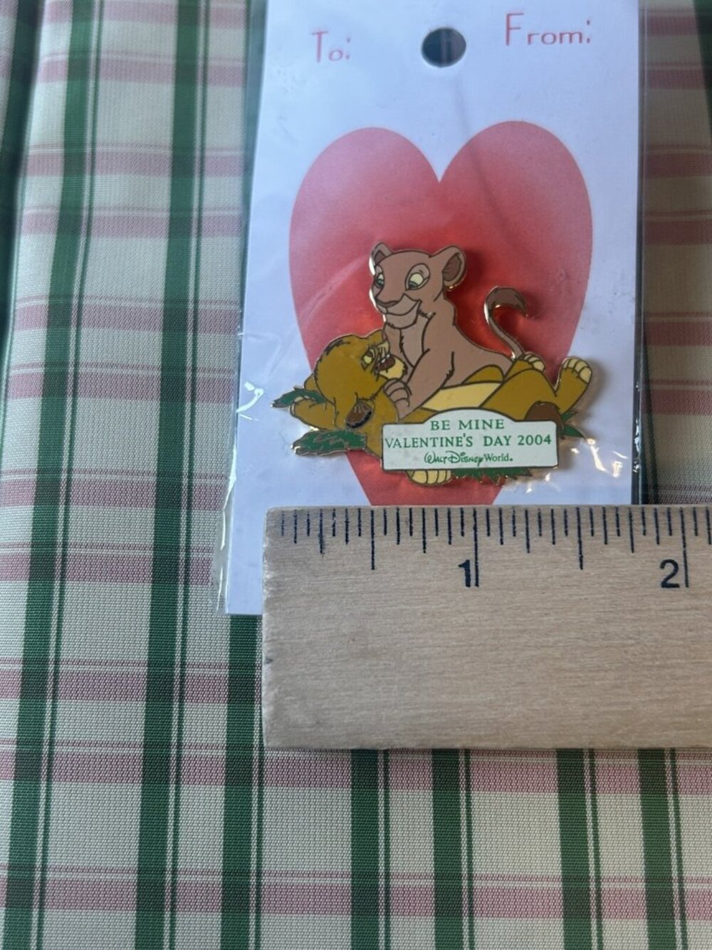 DISNEY Pin WDW SWEETHEART COLLECTION SIMBA AND NALA VALENTINE'S 2004 LE 1500 - Picture 6 of 7